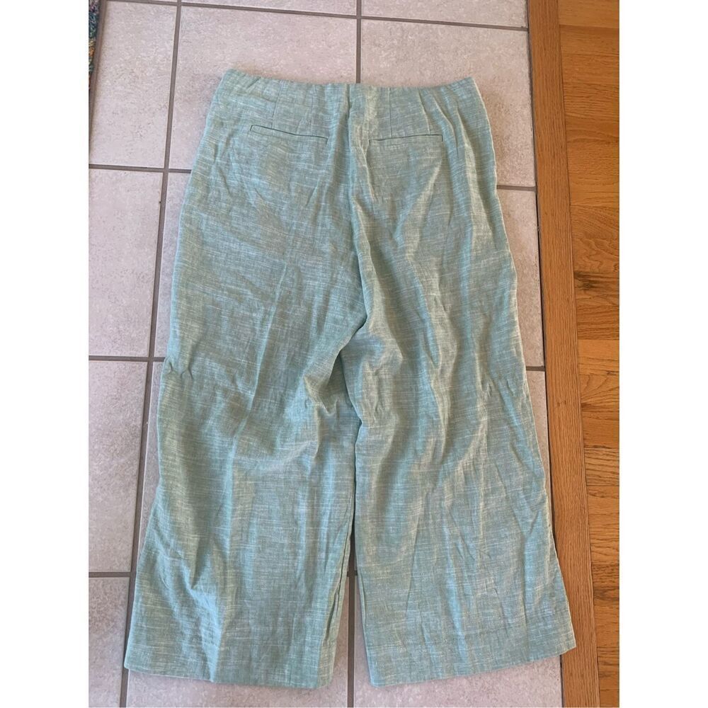 Violets & Roses Linen Crop Pants - Picture 9 of 12